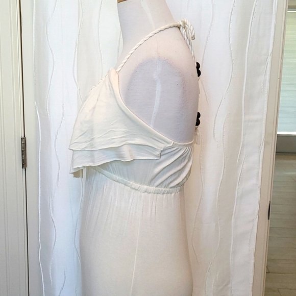 Cristinalove White Grecian Halter Maxi Dress - Picture 3 of 7